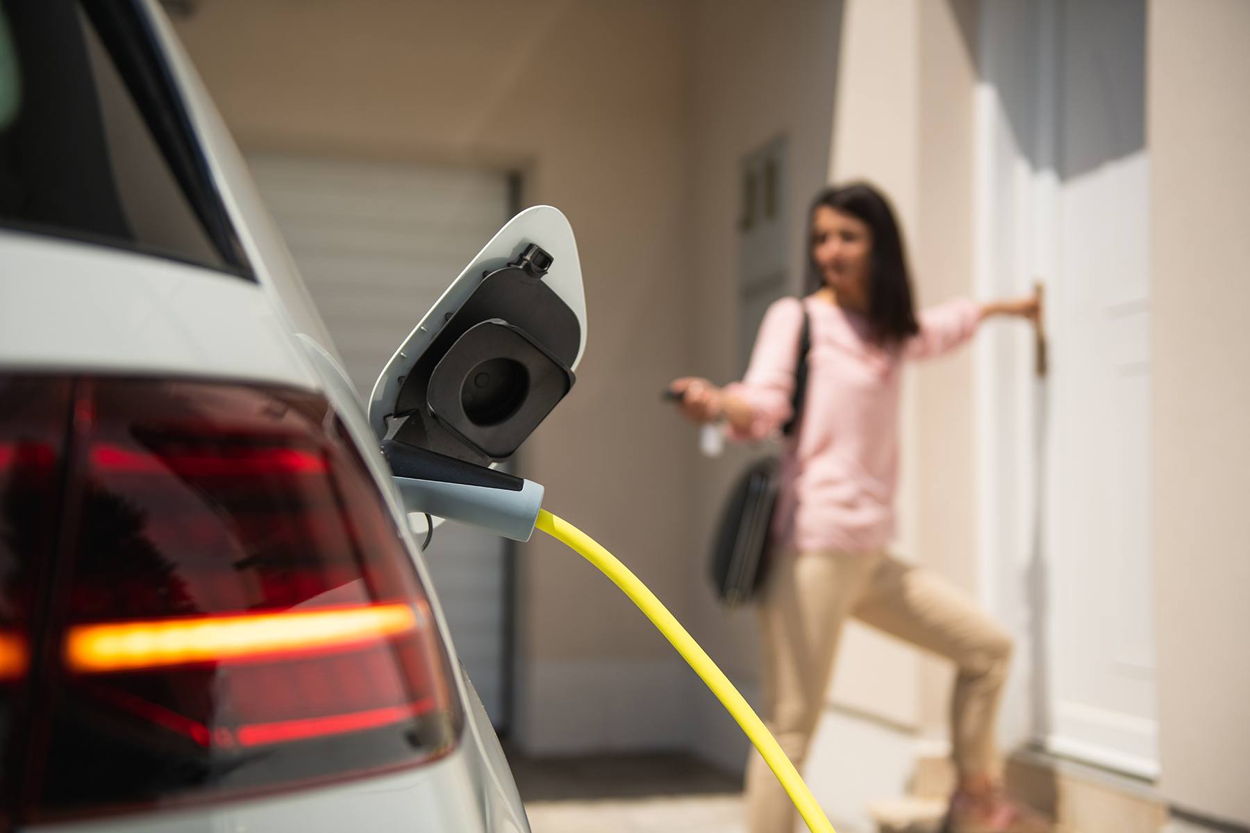 Electric car charge points...